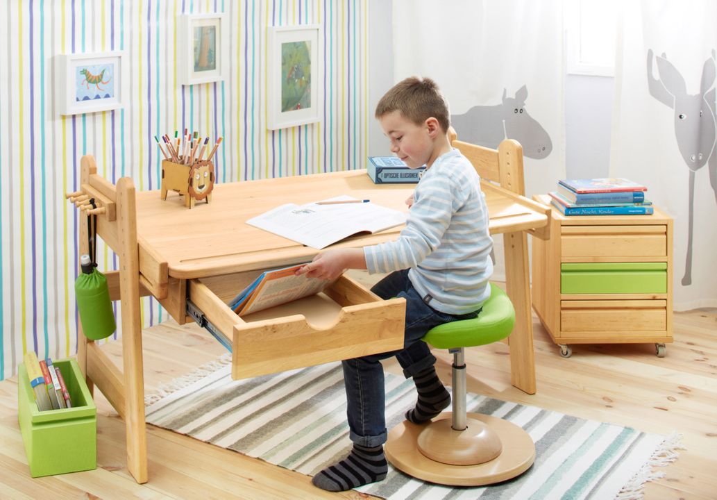 Велика зростаюча парта EkoKids 128 см - Зображення 4