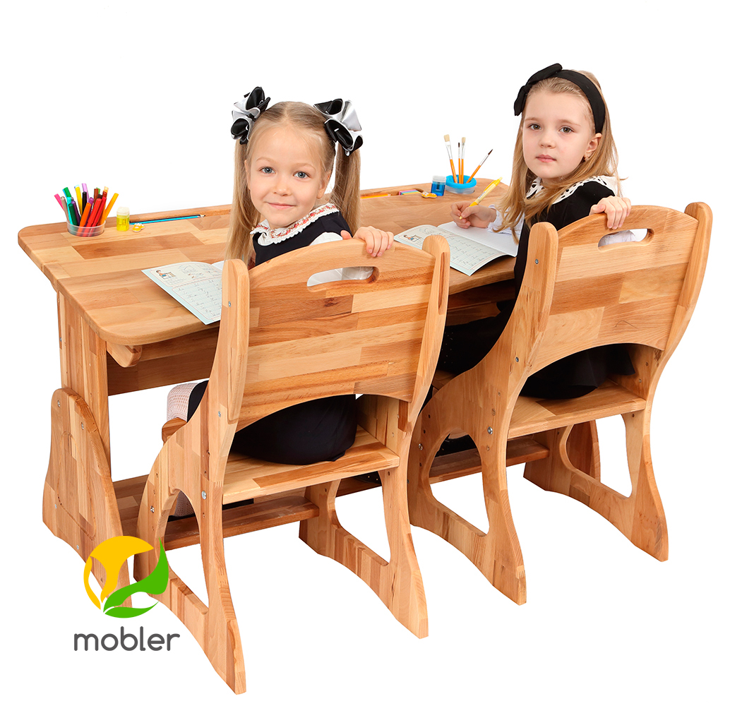 Зростаюча парта120 см+Стул Mobler - Зображення 2