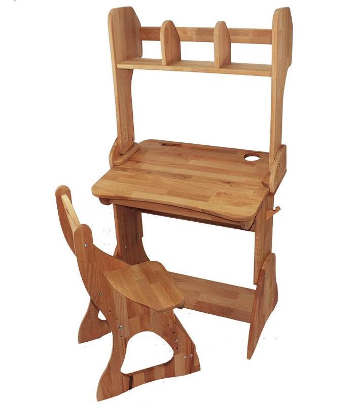 Комплект 70 см Зростаюча Парта+стілець+надбудова Mobler