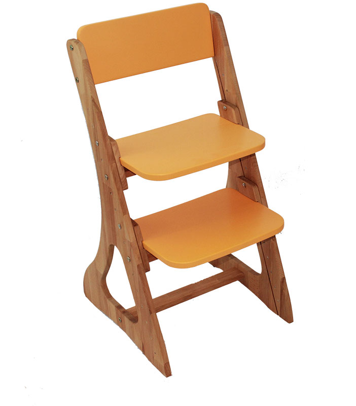 Стійка конструкція зростаючого стільця Mobler C500-1 Sunny Orange