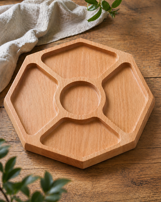 Менажниця з натурального бука Mobler - Зображення 6